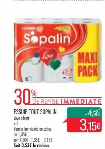 Match Essuie-tout sopalin offre
