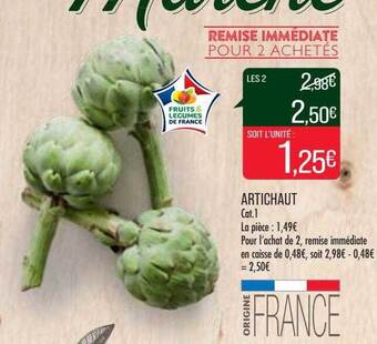 Match Artichaut offre