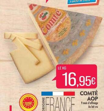 Match Comté aop offre