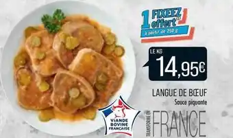 Match Langue de boeuf offre