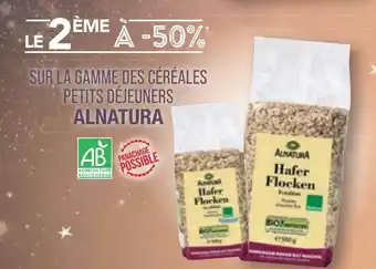 Match La gamme des céréales petits déjeuners alnatura offre