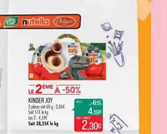 Match Kinder joy offre