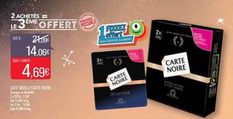 Match Café moulu carte noire offre