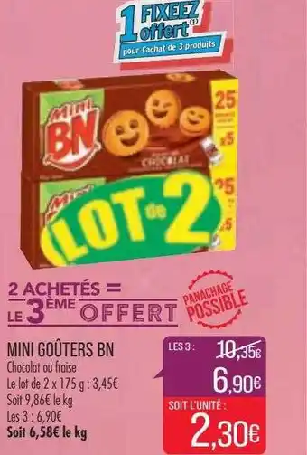 Match Mini goûters bn offre