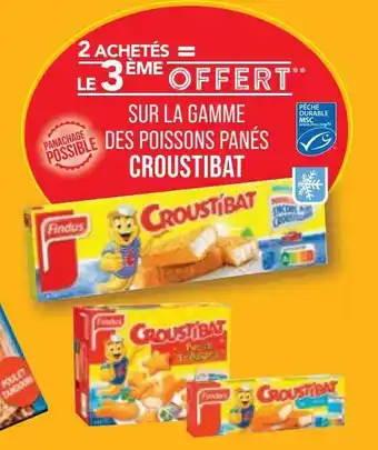 La gamme des poissons panés croustibat