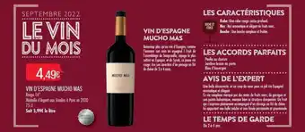 Match Vin d'espagne mucho mas offre