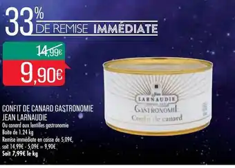 Match Confit de canard gastronomie jean larnaudie offre