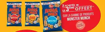 La gamme de produit monster munch