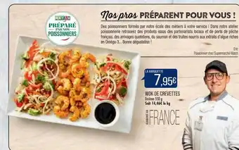Match Wok de crevettes offre