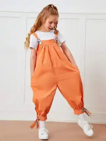 SheIn Shein x zyem nyc fille combinaison salopette à œillets à nœud offre