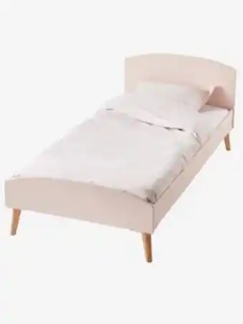 Vertbaudet Lit enfant ligne confetti - rose offre