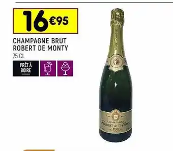 Leader Price Champagne brut robert de monty offre