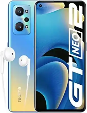 Amazon Realme gt neo 2 smartphone debloqué, qualcomm snapdragon 870 5g, écran amoled e4 120 hz, charge superdart de 65w, appareil... offre