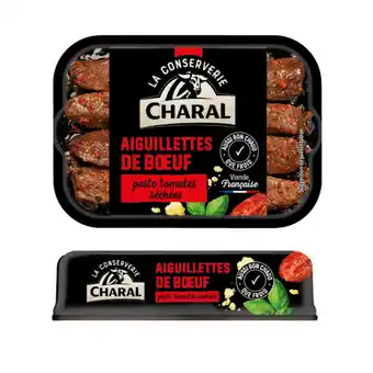 Auchan Aiguillettes de boeuf au pesto et tomates séchées charal offre