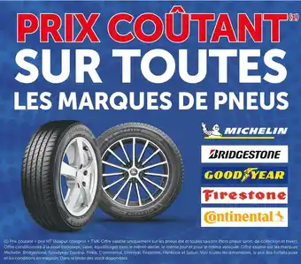 Roady Michelin / bridgestone / goodyear / firestone / continental bon plan sur toutes les marques de pneus offre