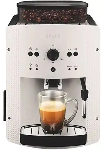 Amazon Krups essential machine à café à grain, machine à café, broyeur grain, cafetière expresso, cappuccino, 2 tasses, nettoyage... offre