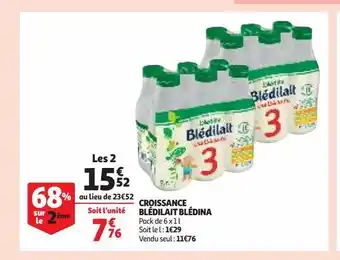 Auchan Supermarché Croissance blédilait blédina offre