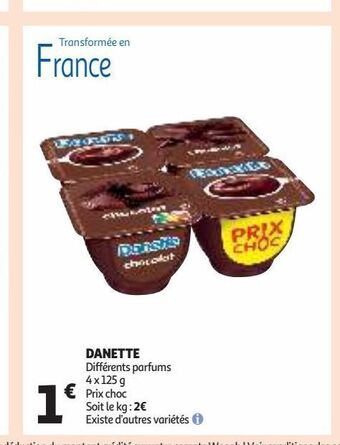 Auchan Supermarché Danette offre