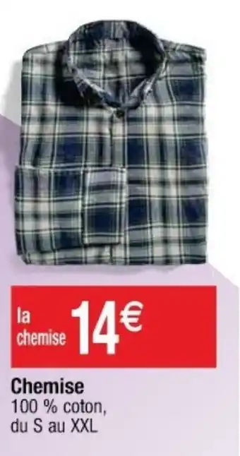 Cora x Carrefour Chemise offre