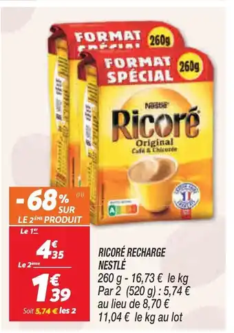 Netto Ricoré Recharge Nestlé offre