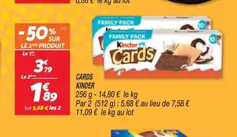 Netto Kinder Cards offre