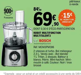 E.Leclerc Robot Multifonction Multitalent 3 offre