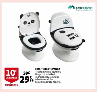 Auchan Mini-toilette panda offre