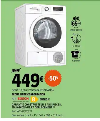 E.Leclerc Sèche Linge Condensation offre