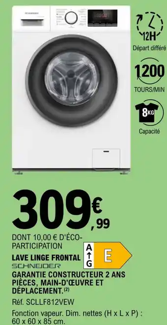 E.Leclerc Lave Linge Frontal offre