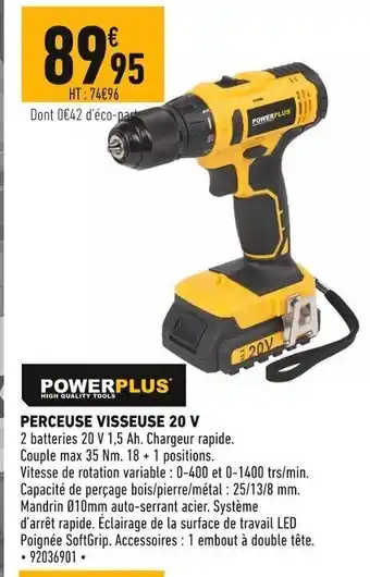 Perceuse Visseuse 20V