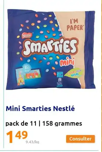 Action Mini Smarties Nestlé offre