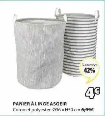 JYSK Panier à Linge Asgeir offre