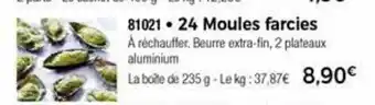 Thiriet 24 Moules farcies offre
