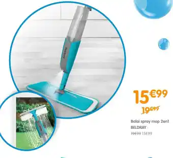 b&m Beldray balai spray mop 2en1 offre