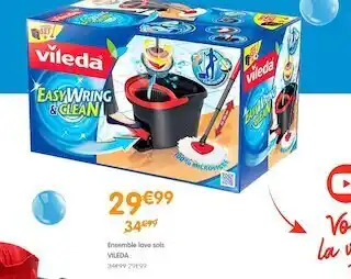 b&m Vileda ensemble lave sols offre
