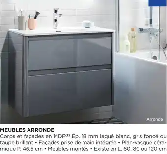 Lapeyre Bon plan sur les meubles arronde offre