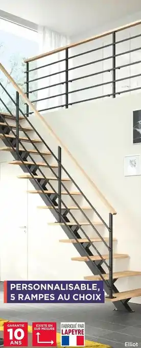 Lapeyre Bon plan sur une large sélection d’escaliers offre