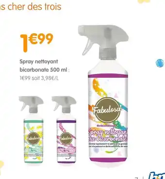 b&m Spray nettoyant bicarbonate 500 ml offre