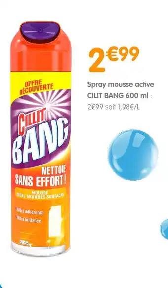 Cillit bang spray mousse active 600 ml