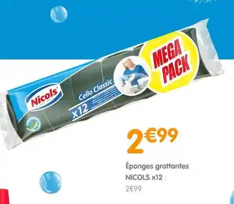 b&m Nicols éponges grattantes x12 offre