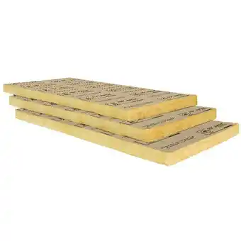 Panneau semi-rigide de laine de verre revêtue kraft ép. 45 mm