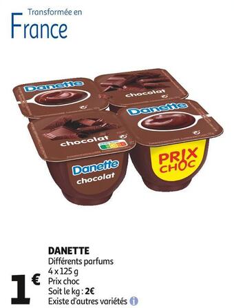 Auchan Danone danette offre