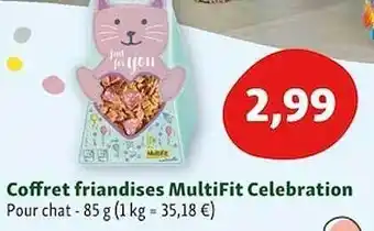 Maxi Zoo Coffret friandises multifit celebration offre
