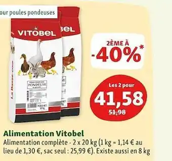 Maxi Zoo Alimentation vitobel offre