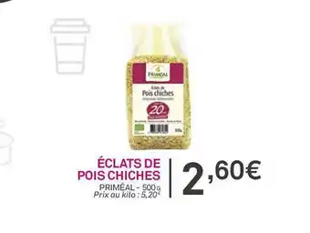 Éclats de pois chichecs priméal
