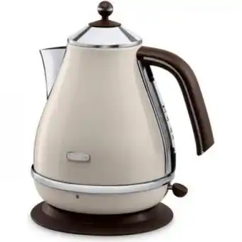 Bouilloire electrique delonghi kbov 2001.bg icona vintage - beige