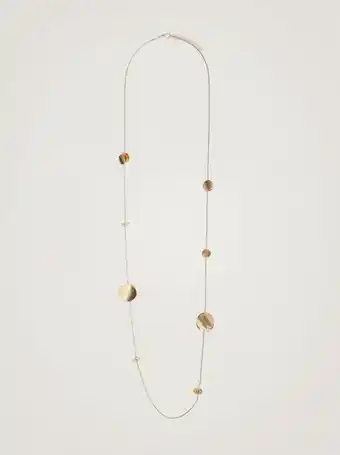Collier long doré, doré