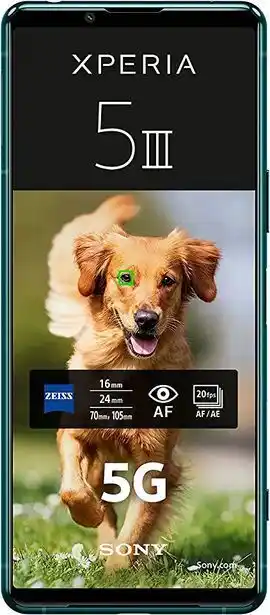Sony xperia 5 iii, smartphone débloqué android, 5g, ecran 6.1" 21:9 cinemawide hdr oled 120hz, 4 objectifs zeiss t, 8 go r...