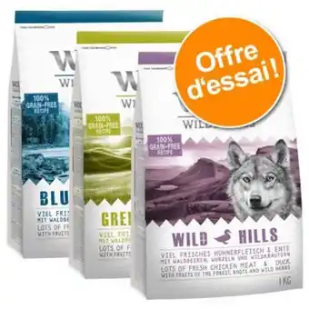 Zooplus Lot mixte wolf of wilderness sans céréales pour chien offre