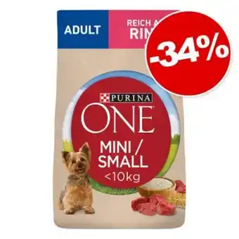 Zooplus Croquettes purina one pour chien 7 ou 9 kg : 34 % de remise ! offre